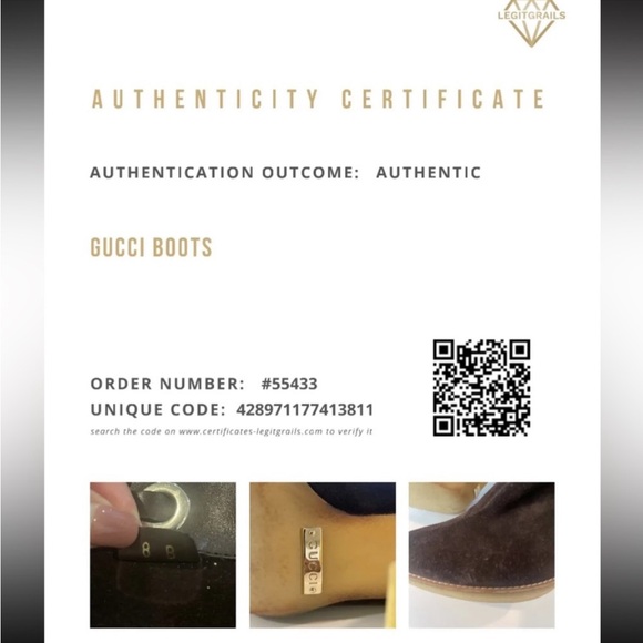 GUCCI💥NOW ON TREND❗️💥Rare Super Luxurious Mink lining tall dark brown EUC size 8 - Picture 9 of 16